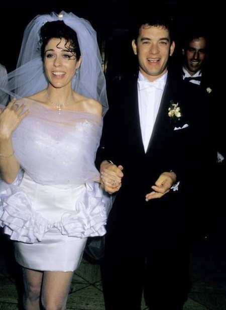 Truman Hanks' parents wedding day